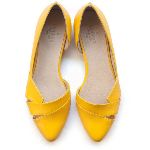 yellow flat shoes uk