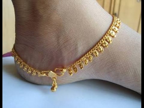 anklet designs gold anklets designs with weight and price EQBVWSO