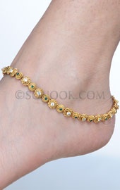 anklet designs indian bridal anklets, indian anklets designs, traditional indian anklets NMXWWVB