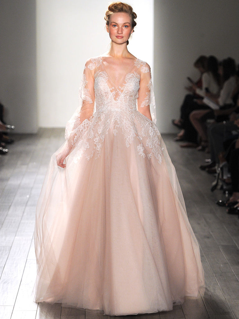 Wearing A Blush Wedding Dress On Your Great Day StyleSkier