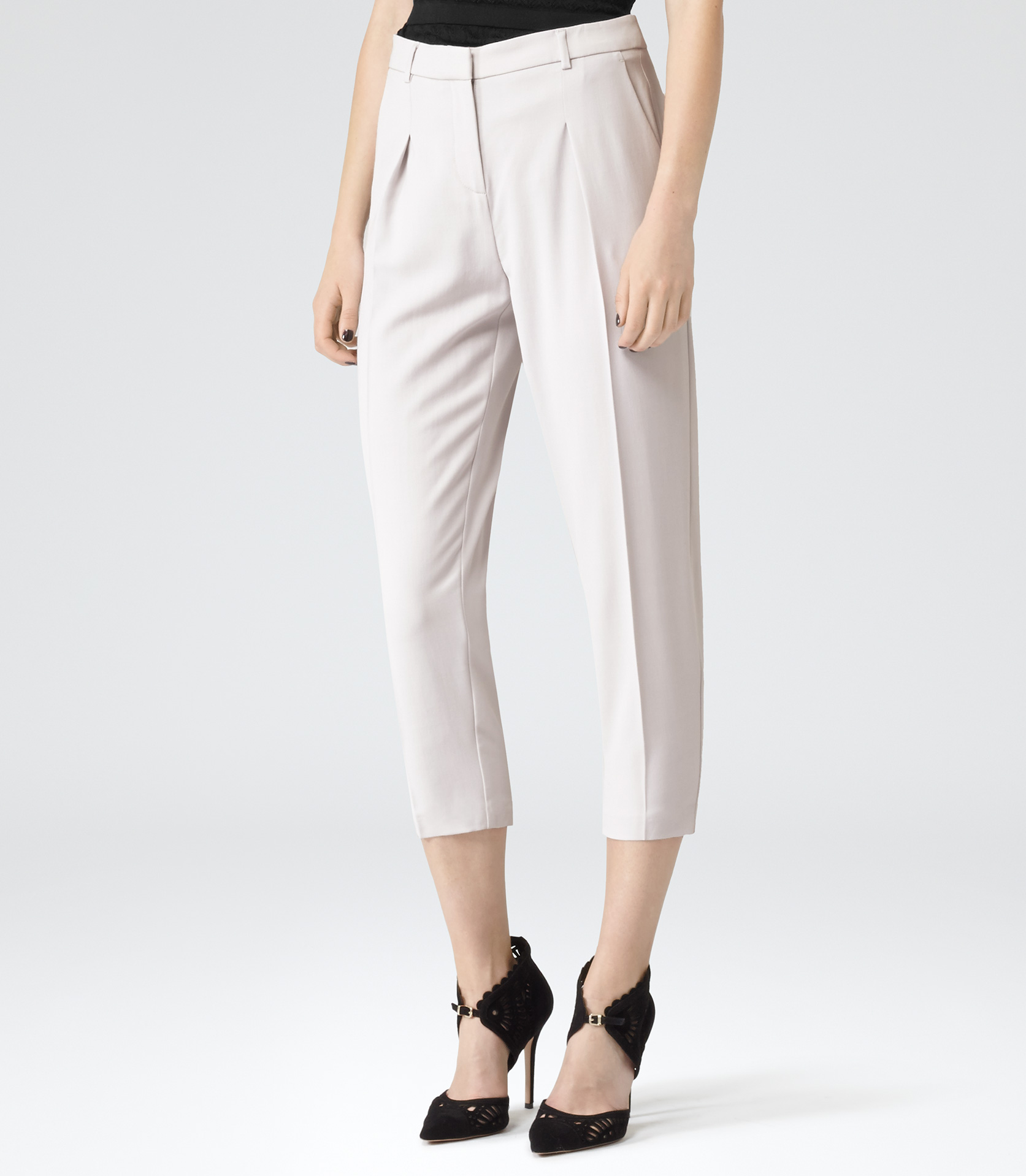 ladies tapered trousers