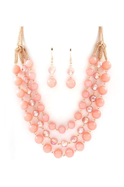 costume jewelry necklaces kylie necklace in blush on emma stine limited jgrcsxv