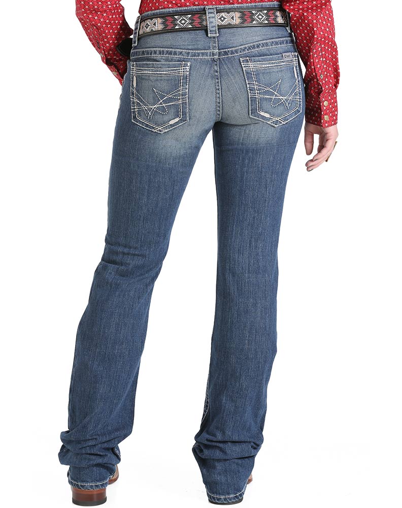 cruel girl jeans cruel womenu0027s abby mid rise slim boot cut jeans - medium stonewash jhtvzta
