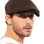 flat caps for men ililily cotton flat cap brown gtwgfys