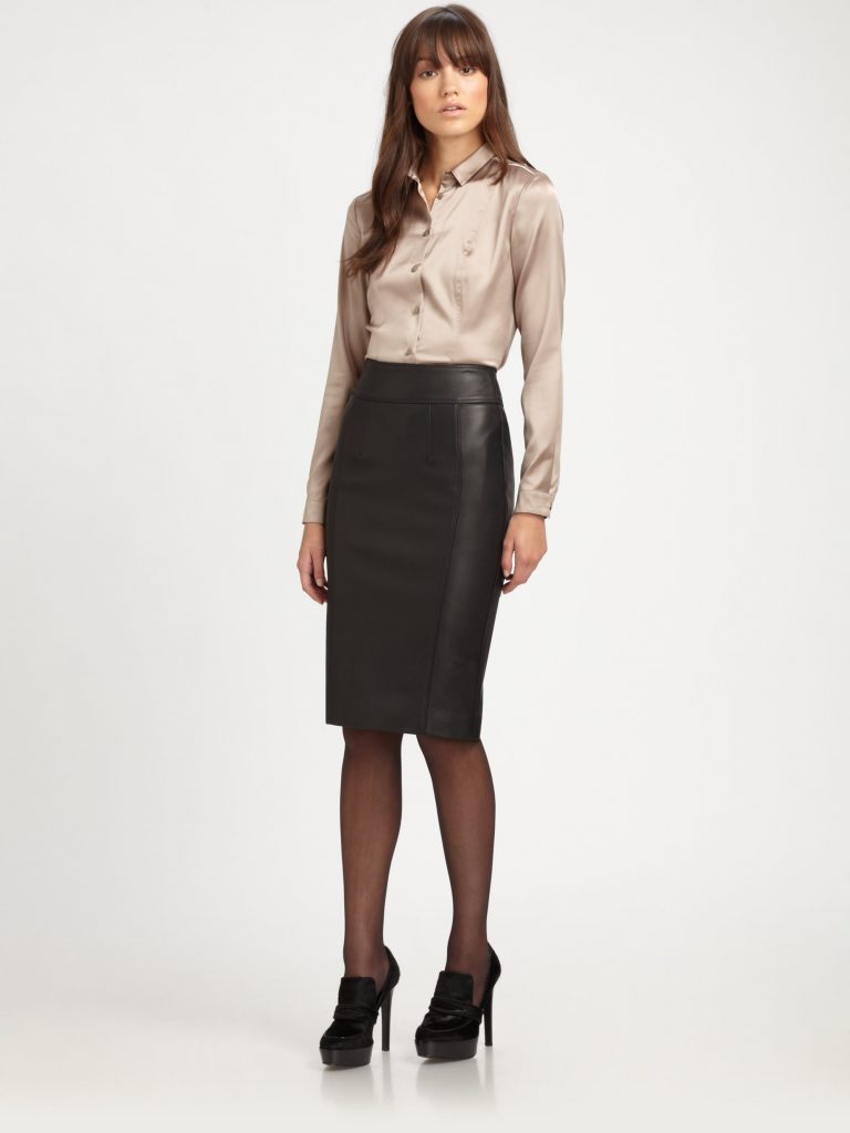 Leather Pencil Skirt: Versatile, Lasting and Fashionable – StyleSkier.com