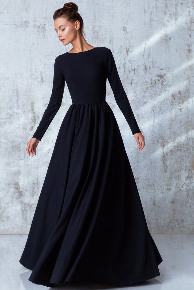 black long dresses for women