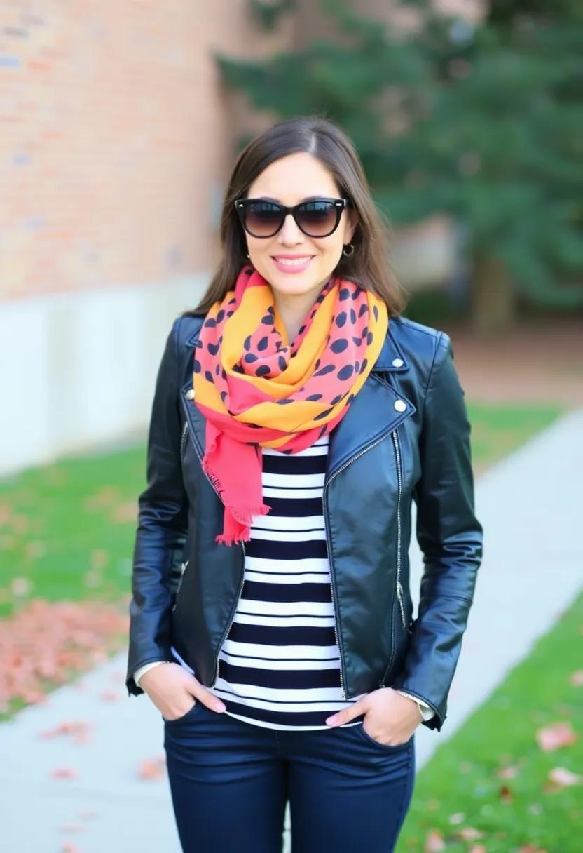Mixing Patterns: Stripes, Polka ⁢Dots, And Leather