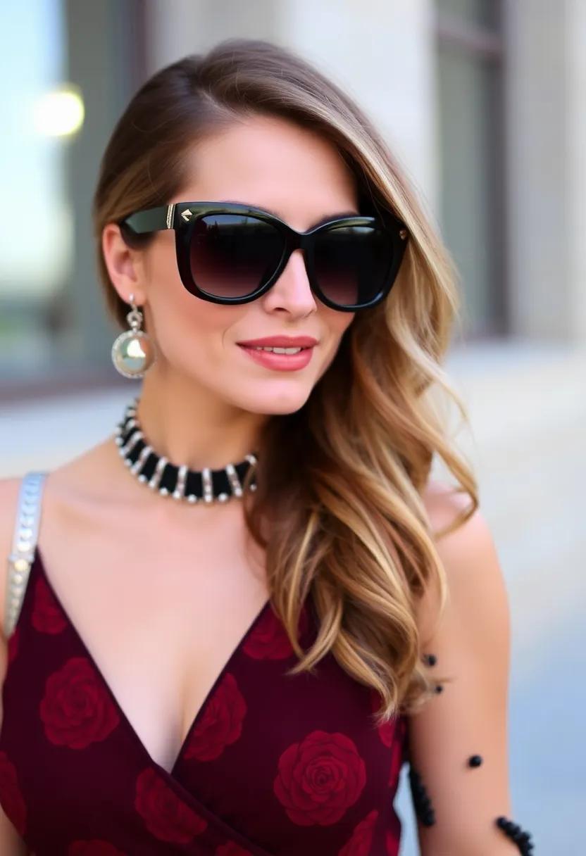 Dressing Up: Enhancing evening Attire with Retro Oversized Sunglasses