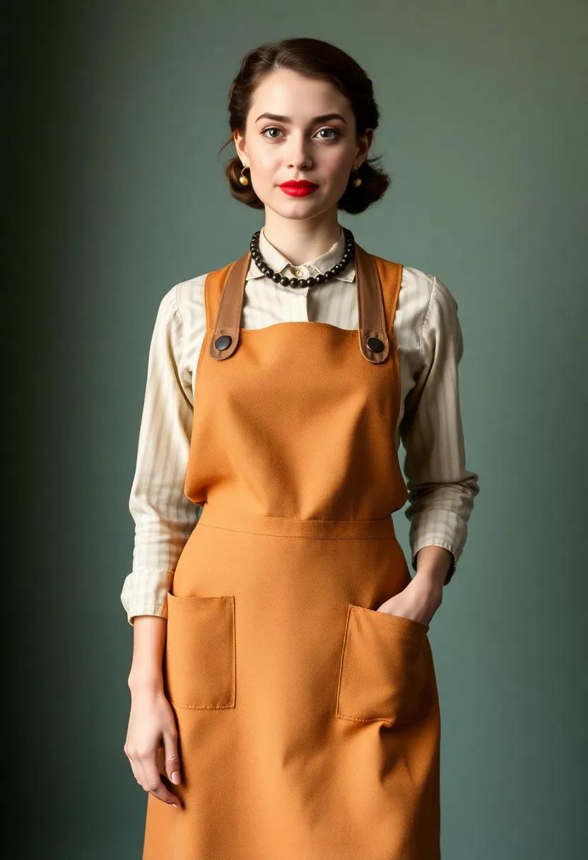A flat-front‌ apron to embrace the functional‍ aesthetic‌ of 1930s workwear