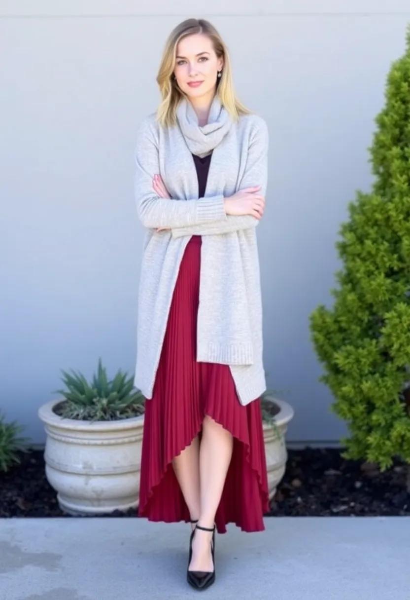 Embrace layers with a‍ long⁤ cardigan for⁣ cozy ⁤aesthetics