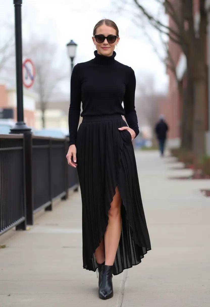 Layer over a slim turtleneck for chic‍ fall vibes