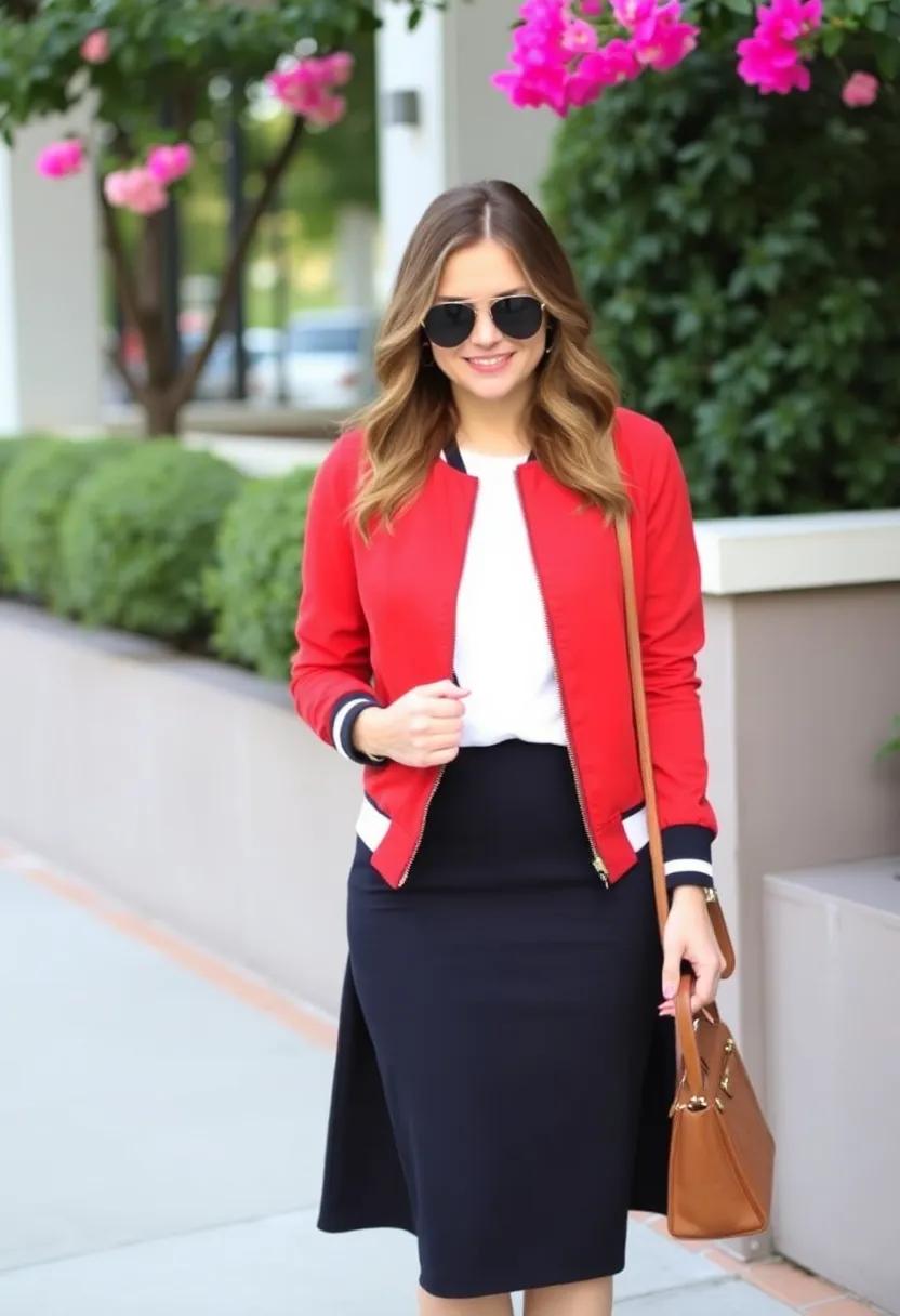 Style a fitted long-sleeve​ top under‍ your⁣ bomber for a sleek ⁤silhouette