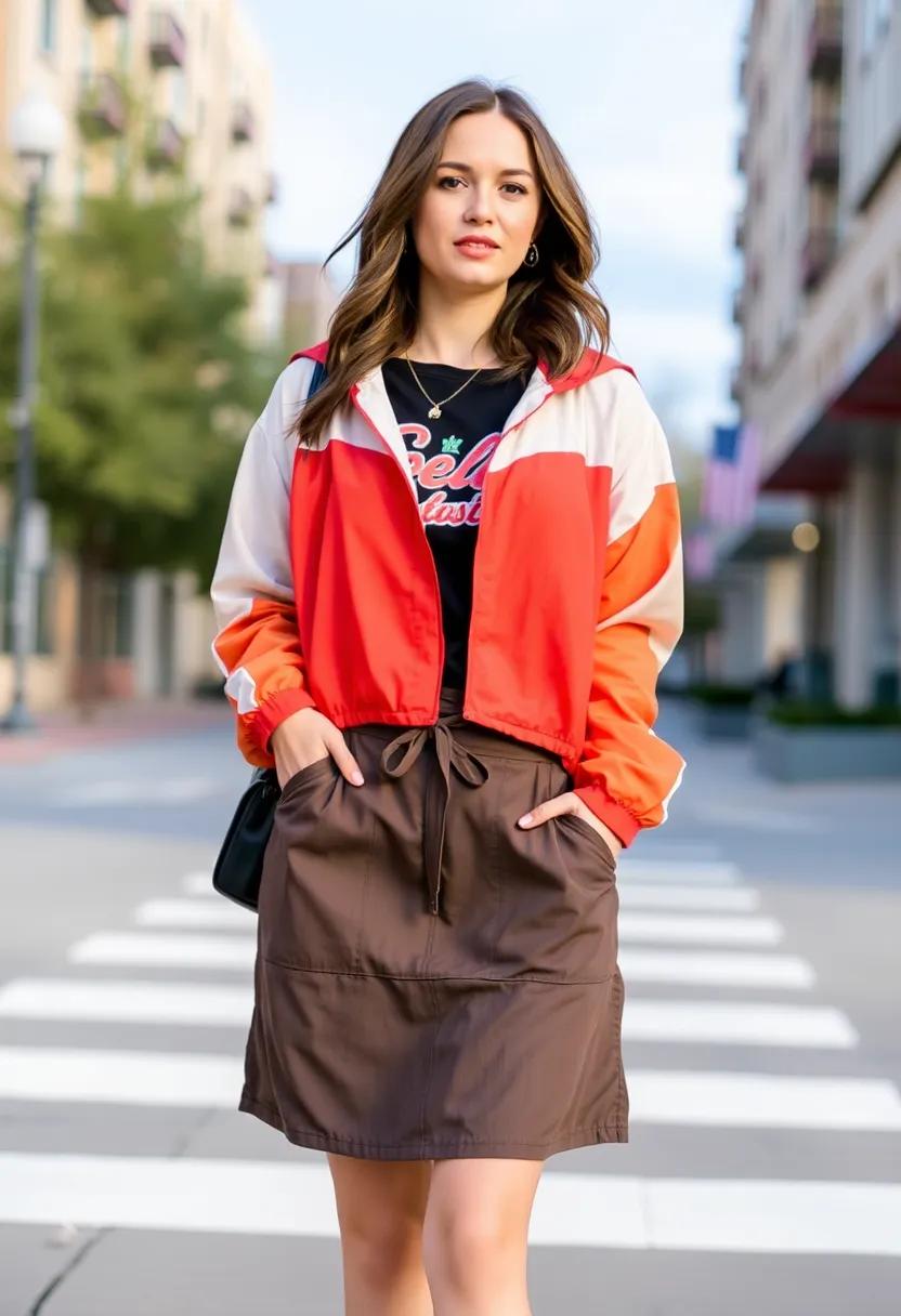 Layer a graphic tee ​underneath ‍your⁣ cropped⁤ windbreaker ​for a⁢ casual yet stylish ⁣vibe perfect for weekend outings