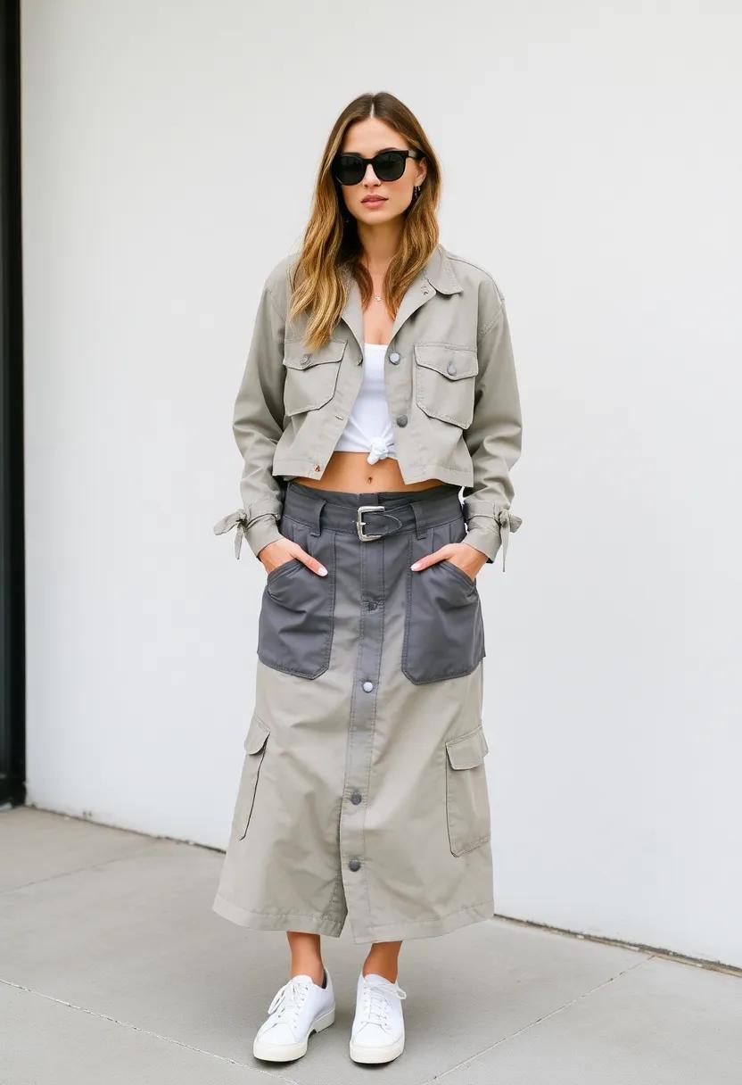 Accessorize with a​ statement belt ​that cinches the waist further, enhancing your​ silhouette⁣ while keeping​ it functional