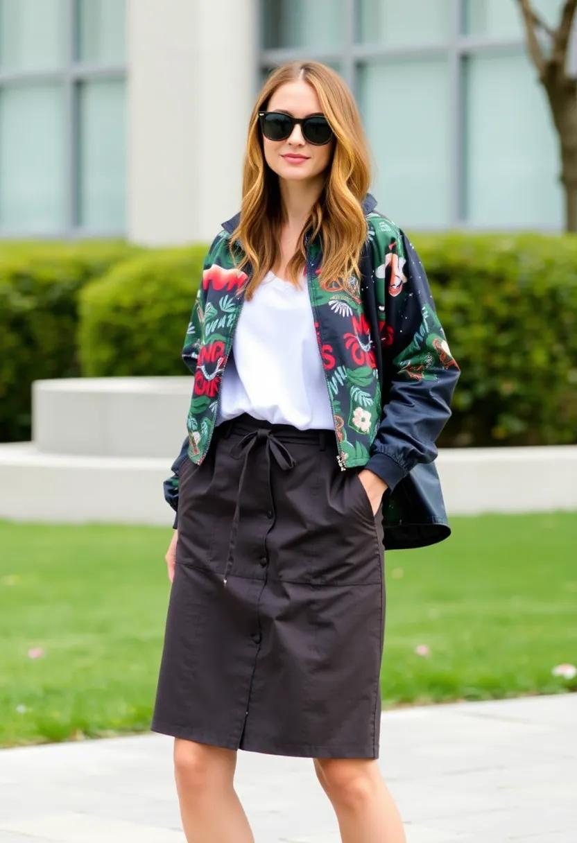Choose ⁣a windbreaker ⁤with fun ⁢prints or ‍patterns, and ‌keep the rest of your‌ outfit ⁤simple for a playful⁣ yet⁣ chic‍ effect