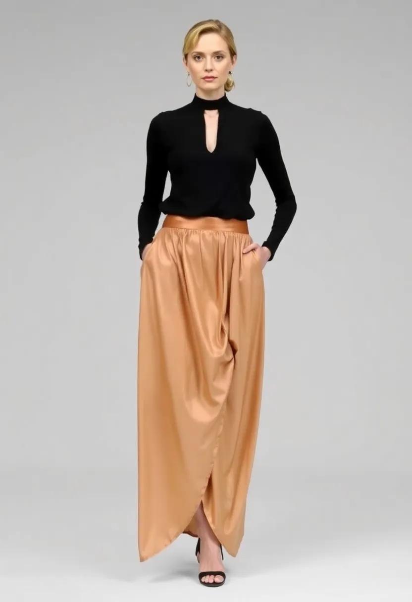 Effortlessly Chic: The Timeless Appeal of Draped Silk ‌Skirts