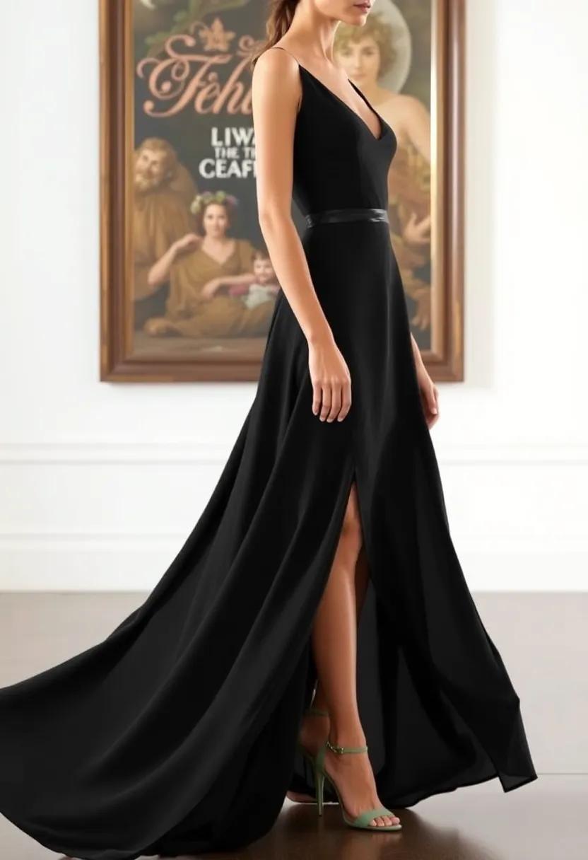 elegance in Motion: Capturing the Flow of Side Slits in Every Dress Design