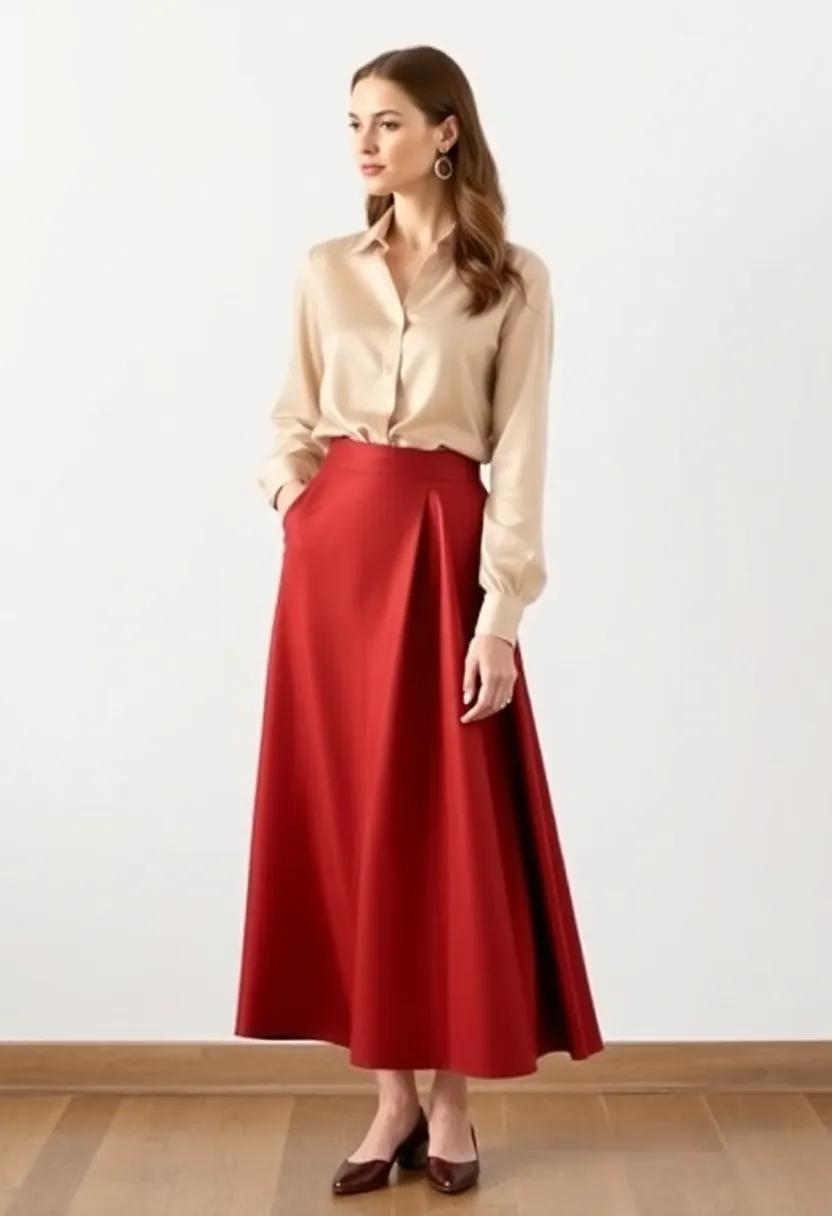 Tuck ⁤your blouse neatly ⁣to accentuate your waistline‍ beautifully