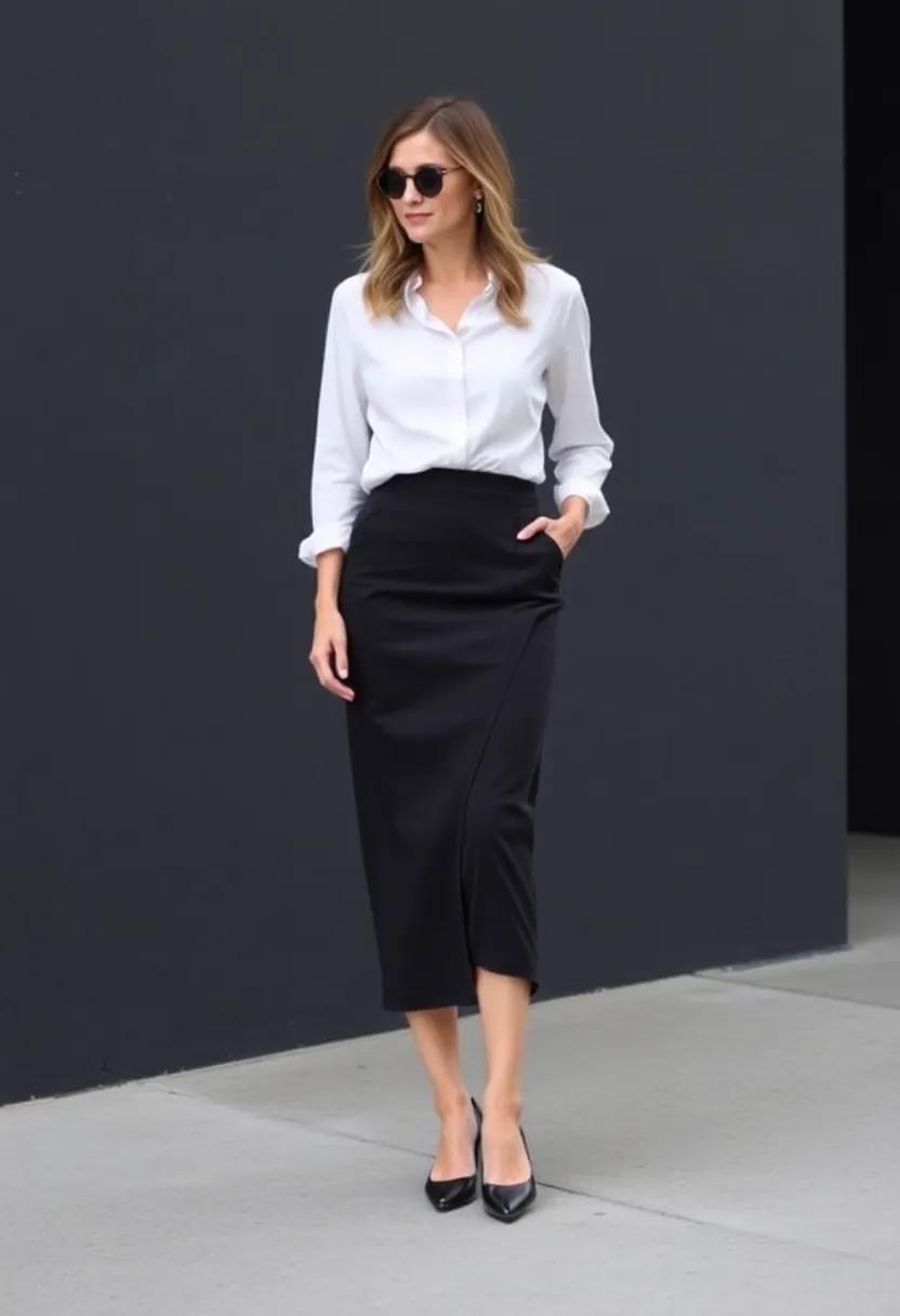Choose a monochrome ​look to create an effortlessly sleek silhouette