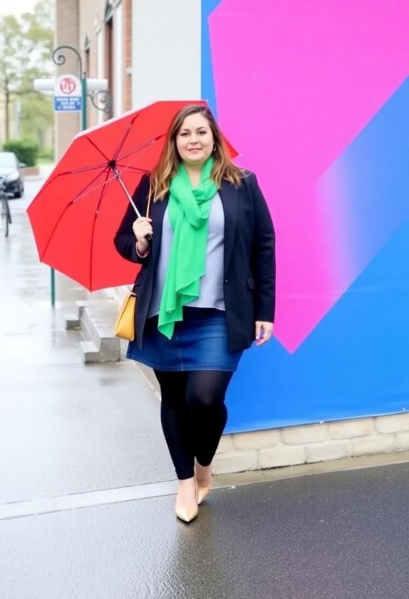 Embracing ⁣Bold‍ Colors to Brighten Up ​Gloomy‍ Days in Plus-Size Fashion