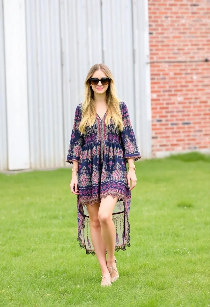 Choose oversized sunglasses for a playful, mysterious look