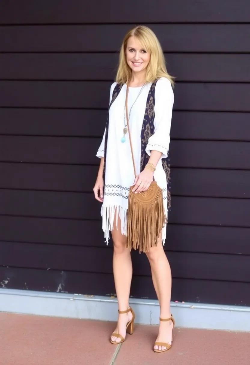 Add a touch⁢ of fringe‍ with a bag ‌or vest for movement