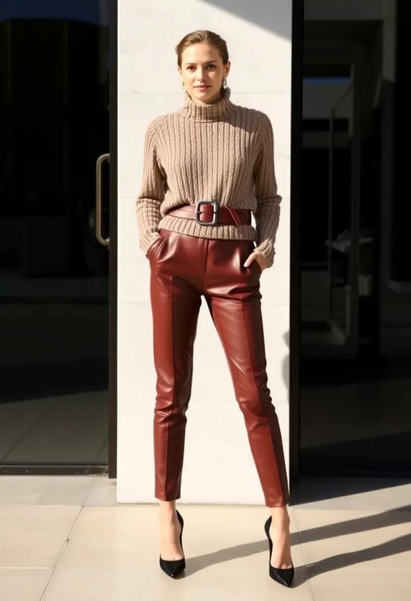 Add a sleek belt to define ⁢your waist⁢ and elevate the look