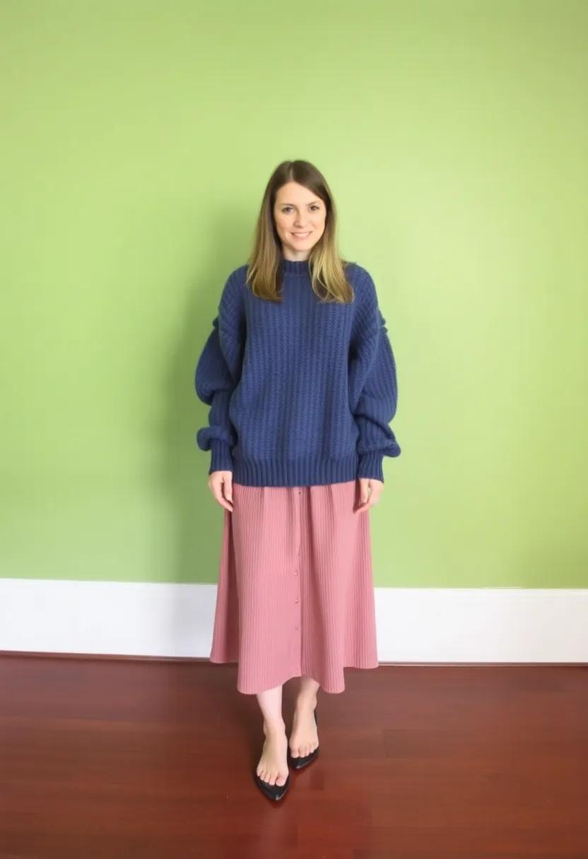 Color Play: Exploring Bold and Subtle Hues for​ Oversized Sweaters