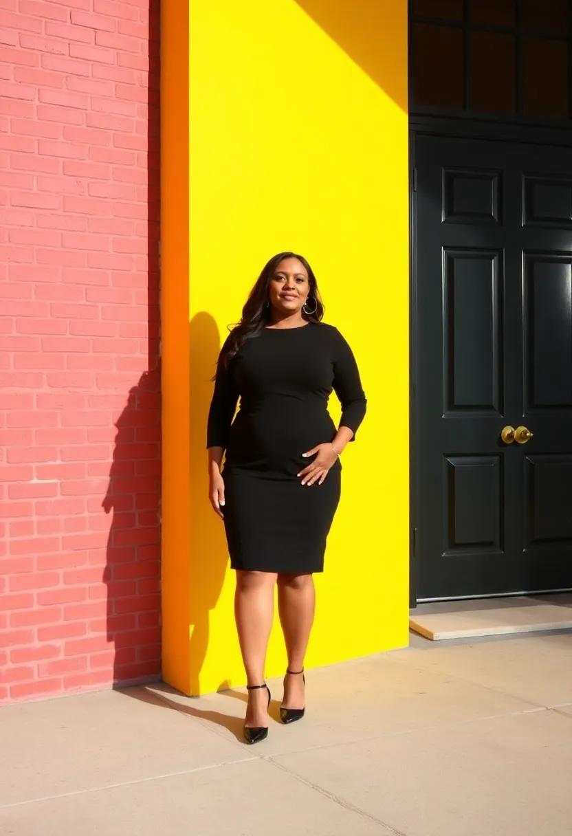 The Little Black dress:⁣ Queen Latifah's Take on Timeless ⁣Elegance for Curvier ​Figures