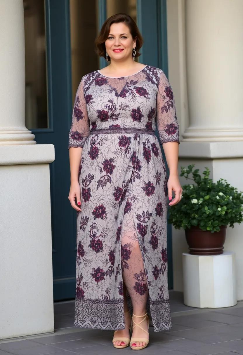 Sophisticated vintage lace dress that adds a touch of romance to any evening