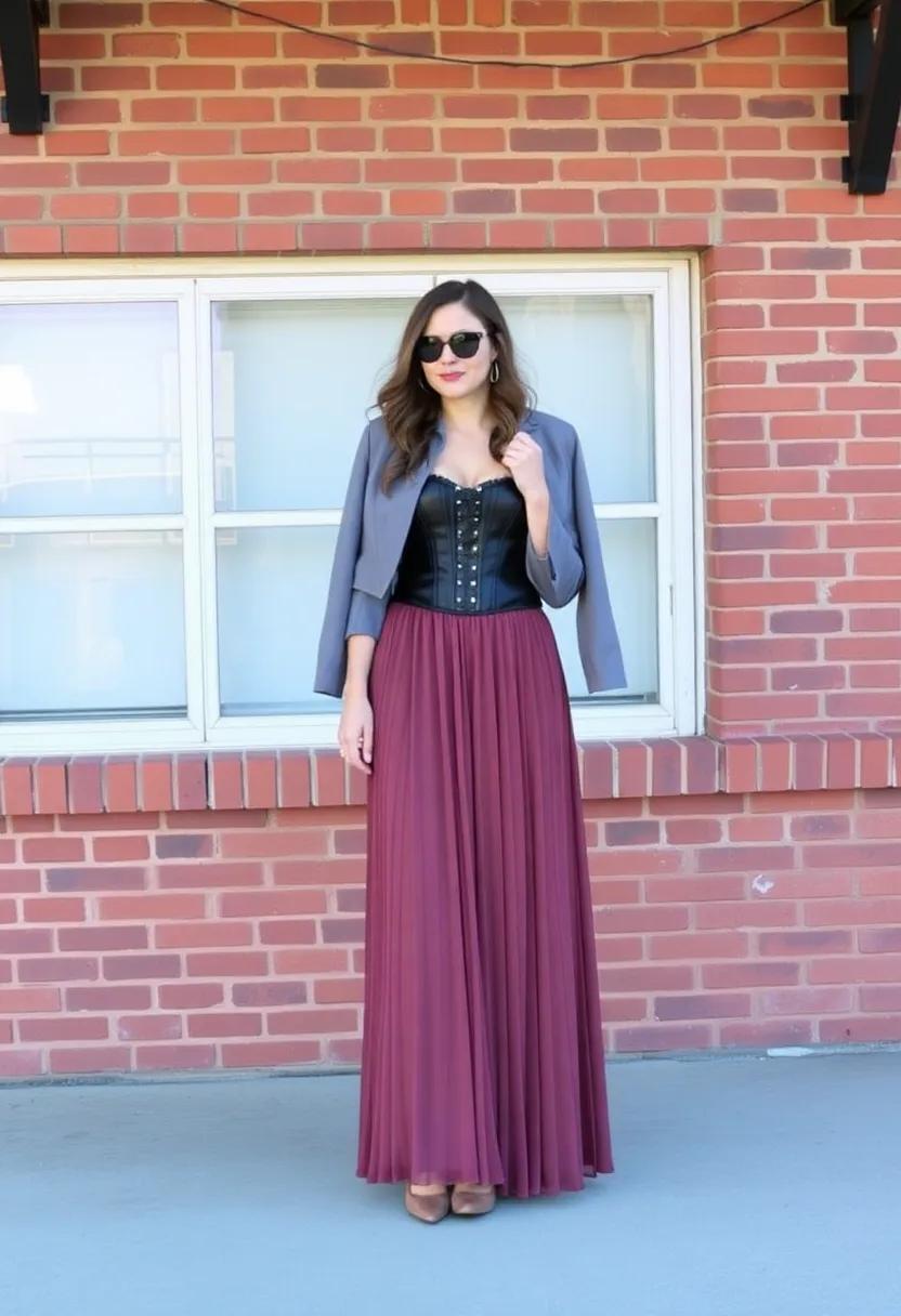 The Art of Layering: Corset Tops under Jackets