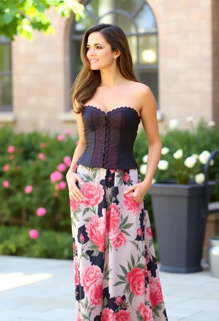 Floral Patterns: Embracing⁤ Femininity with Maxi Skirts