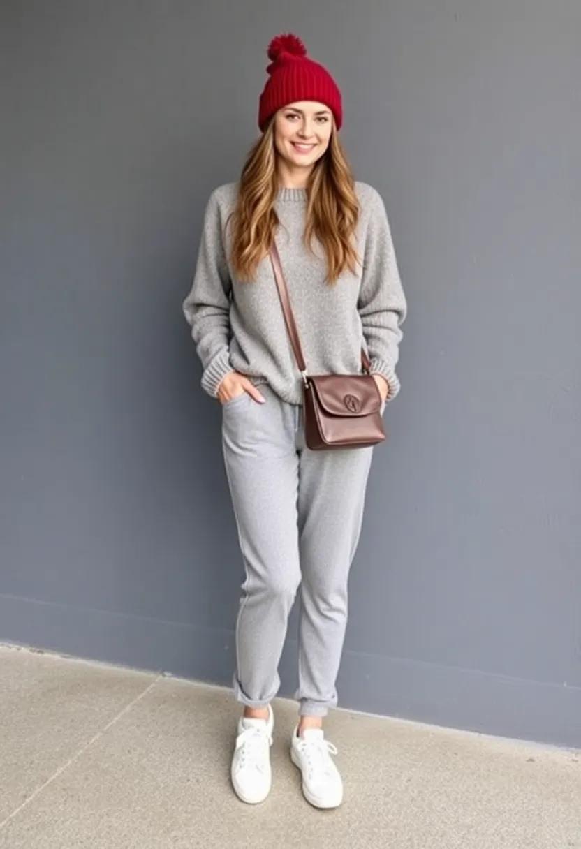Accessorize Wisely: Enhance your ⁢look with ⁣a trendy crossbody bag ‌or a‌ beanie, allowing your ⁢stylish‍ wool sweater ⁢and⁣ joggers to take center stage ‍alongside your go-to ⁣sneakers