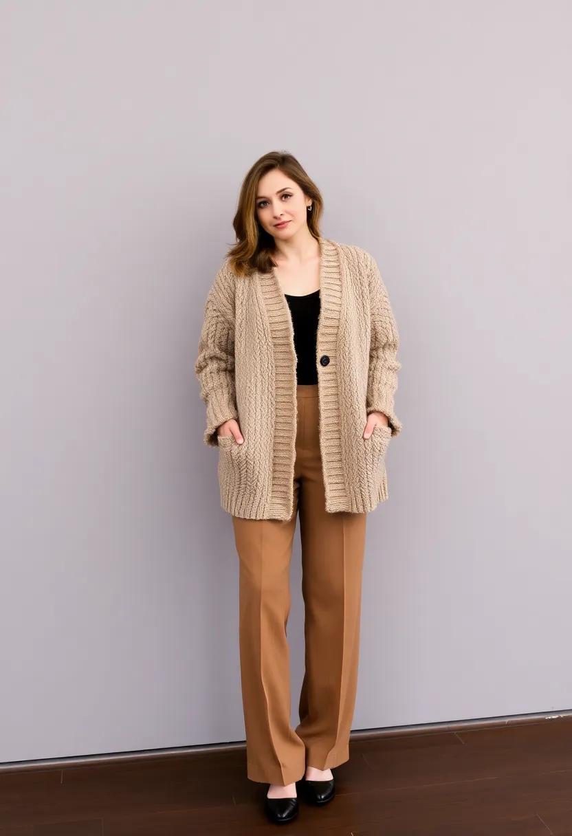 Effortless Elegance Defined ​Through⁢ Chunky Knit Cardigans