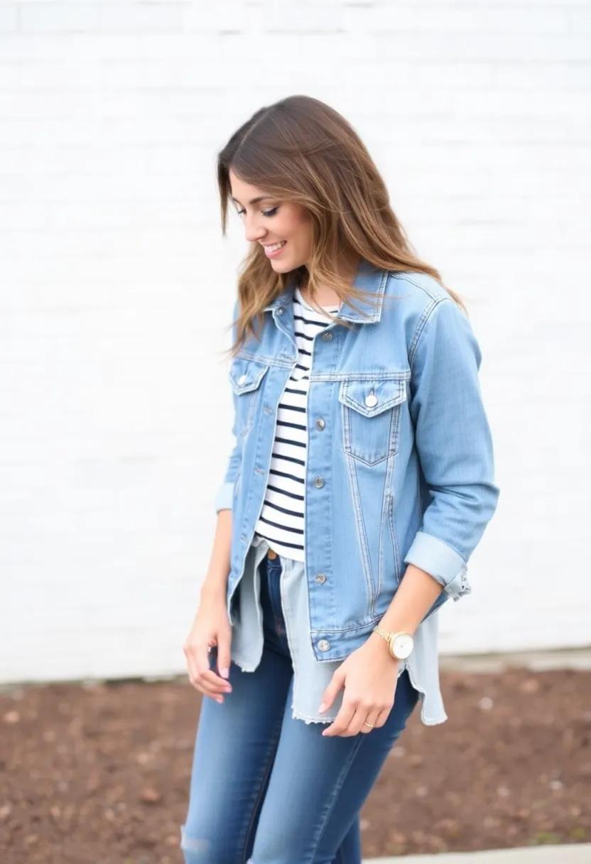 Denim jacket is a timeless ⁢staple for effortless style