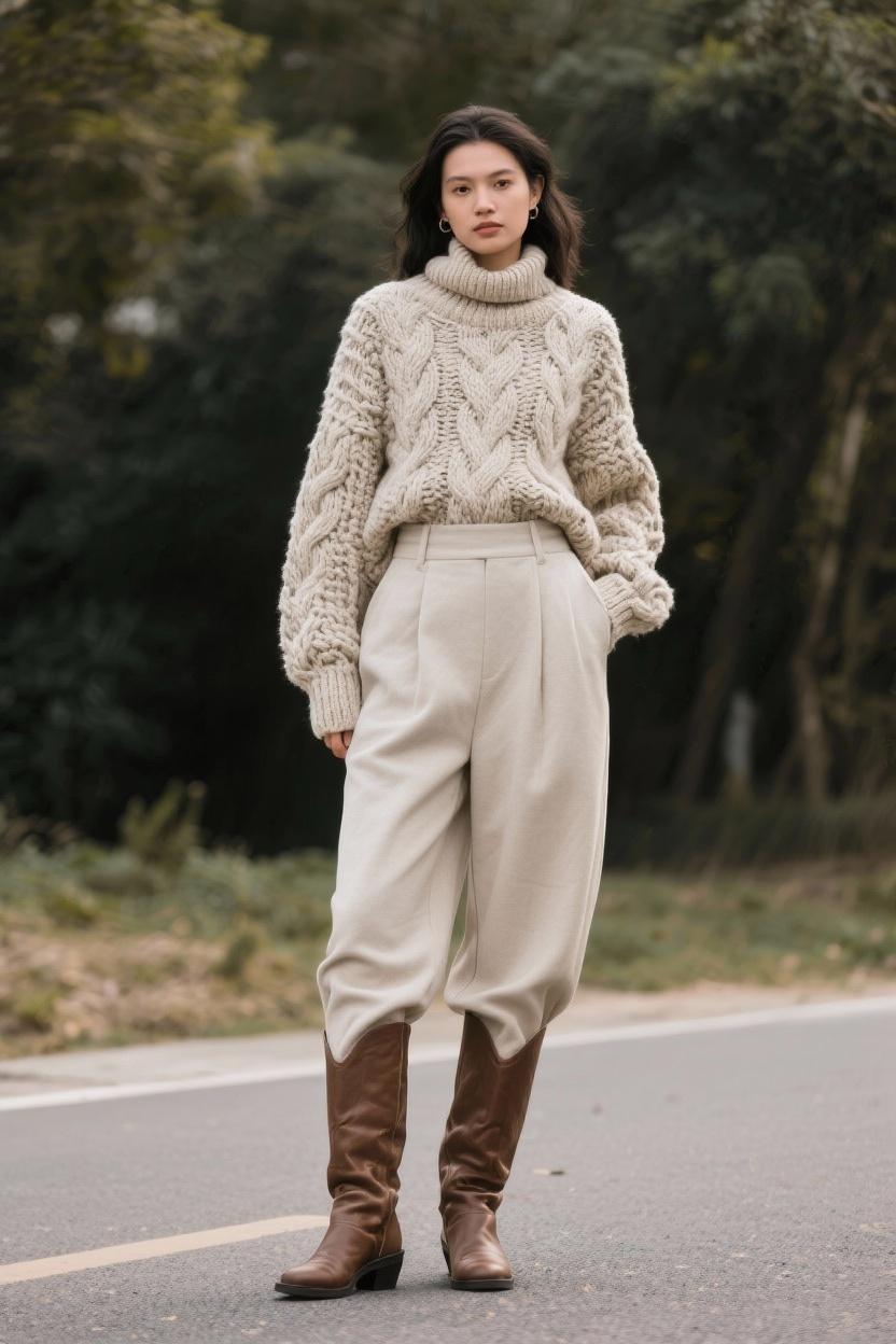 Opt‍ for neutral ⁢tones in‍ your sweater and pants for a minimalist vibe