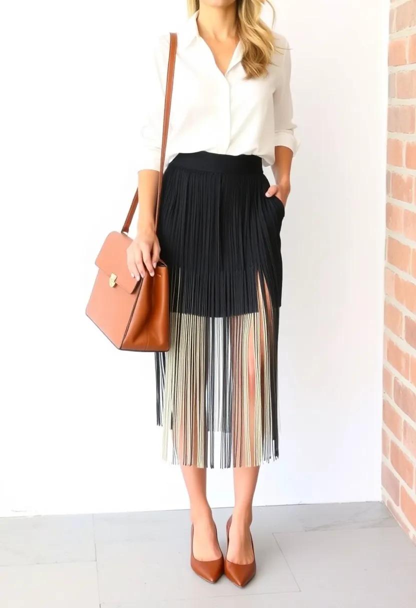 Pair with pointed ‌flats for a chic daytime look