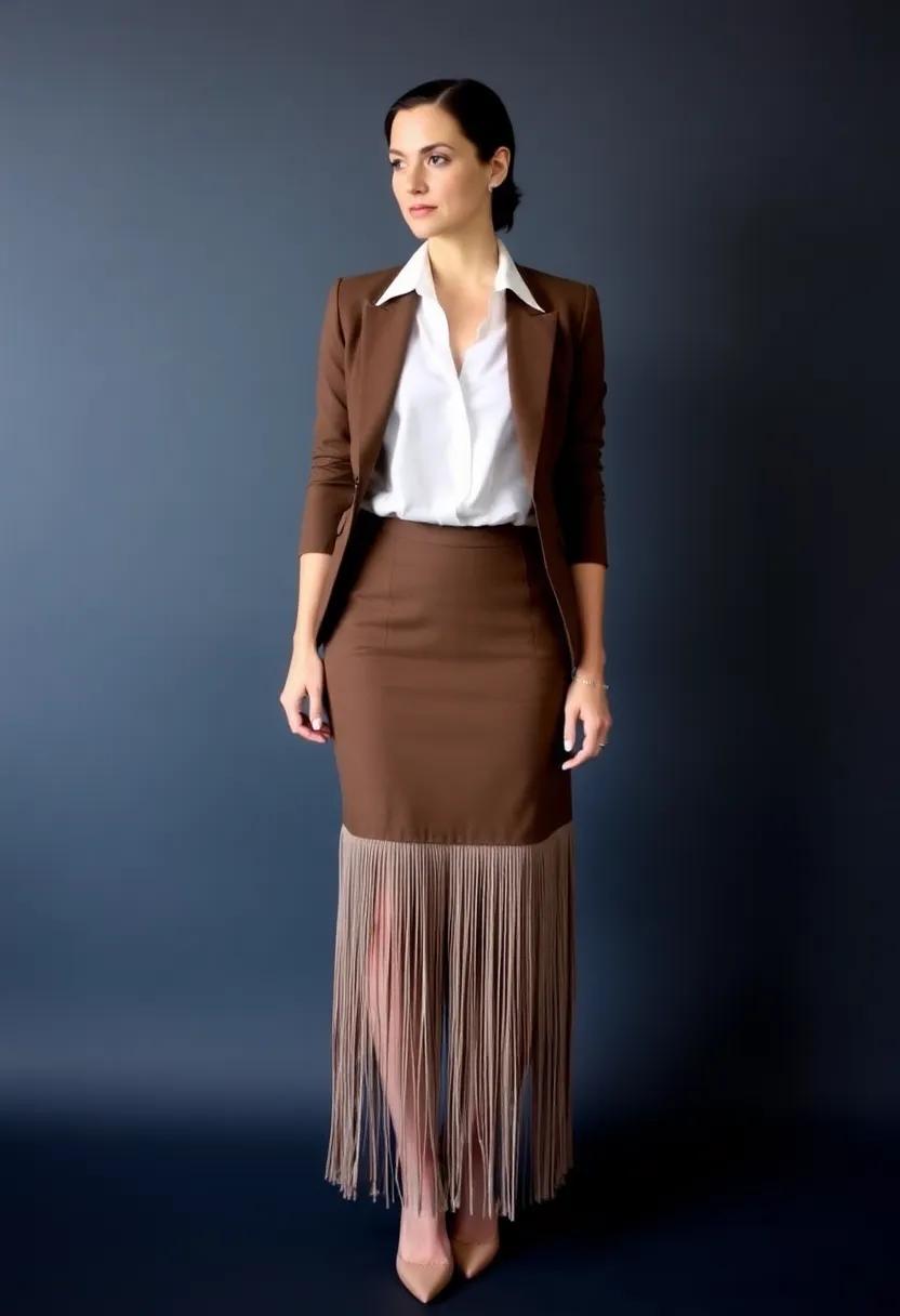 Throw on a tailored blazer for office-ready charm