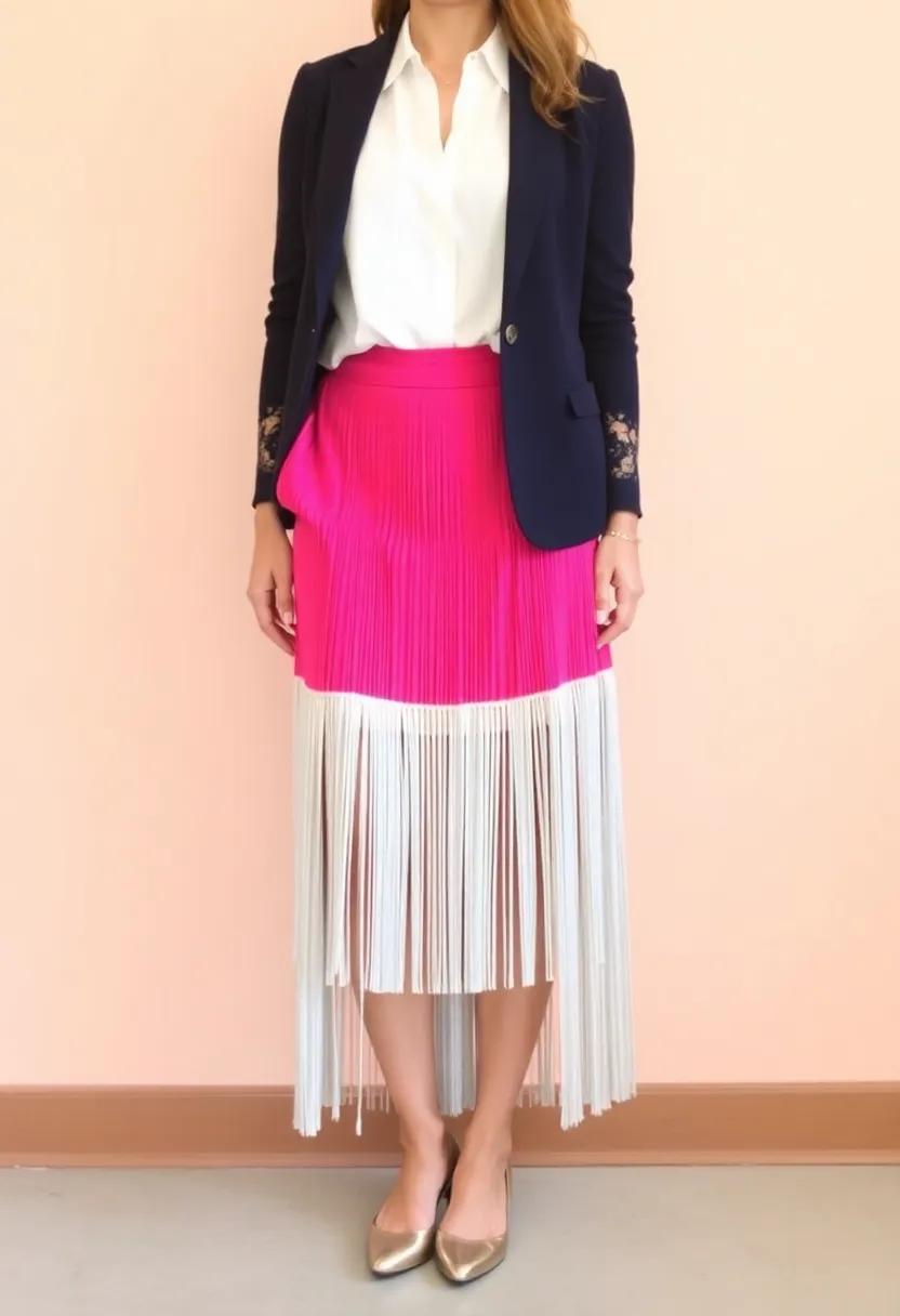 Mix with metallic flats for a hint of glam