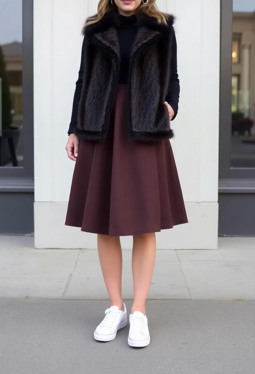 The Art of Balancing⁤ Proportions in Skirts ​and Shearling Outfits