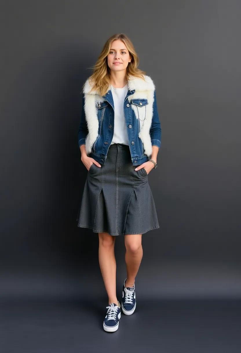 Textures that elevate Your Look: Mixing Shearling, Denim, and Cotton
