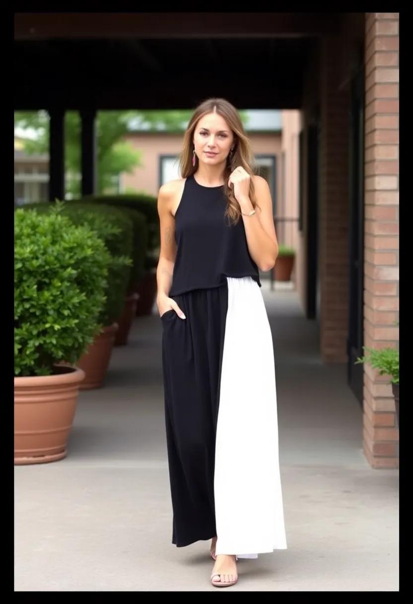 Minimalist sleeveless maxi with⁤ a high​ neckline for understated chic