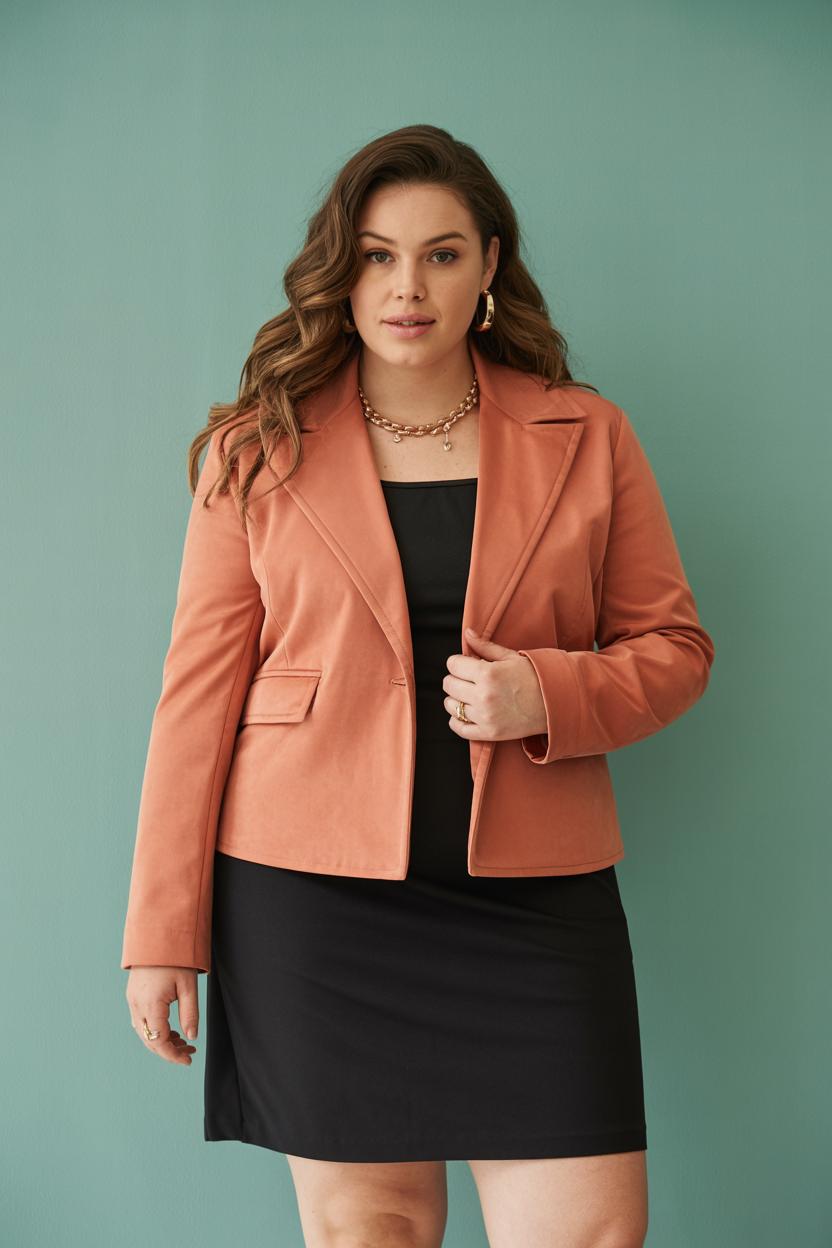Layer with structured jackets to add shape without adding bulk