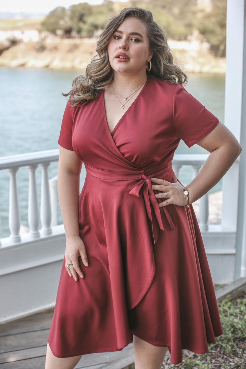 Choose wrap ​dresses for adjustable fit that flatters many curves ⁣beautifully