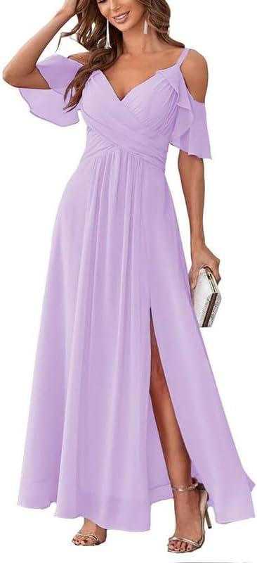 Finding Elegance and Comfort in Morbore's Off Shoulder Chiffon Dress