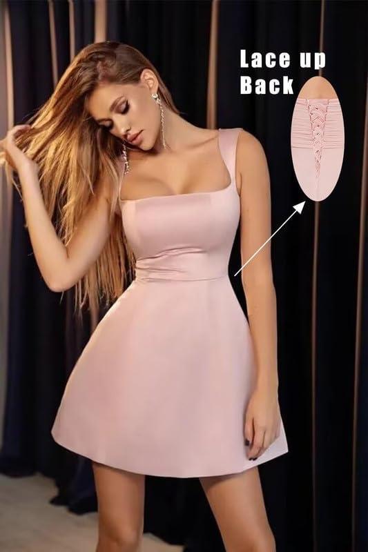 Satin Mini Cocktail Dress for Teens: Stylish‌ & Elegant Picks