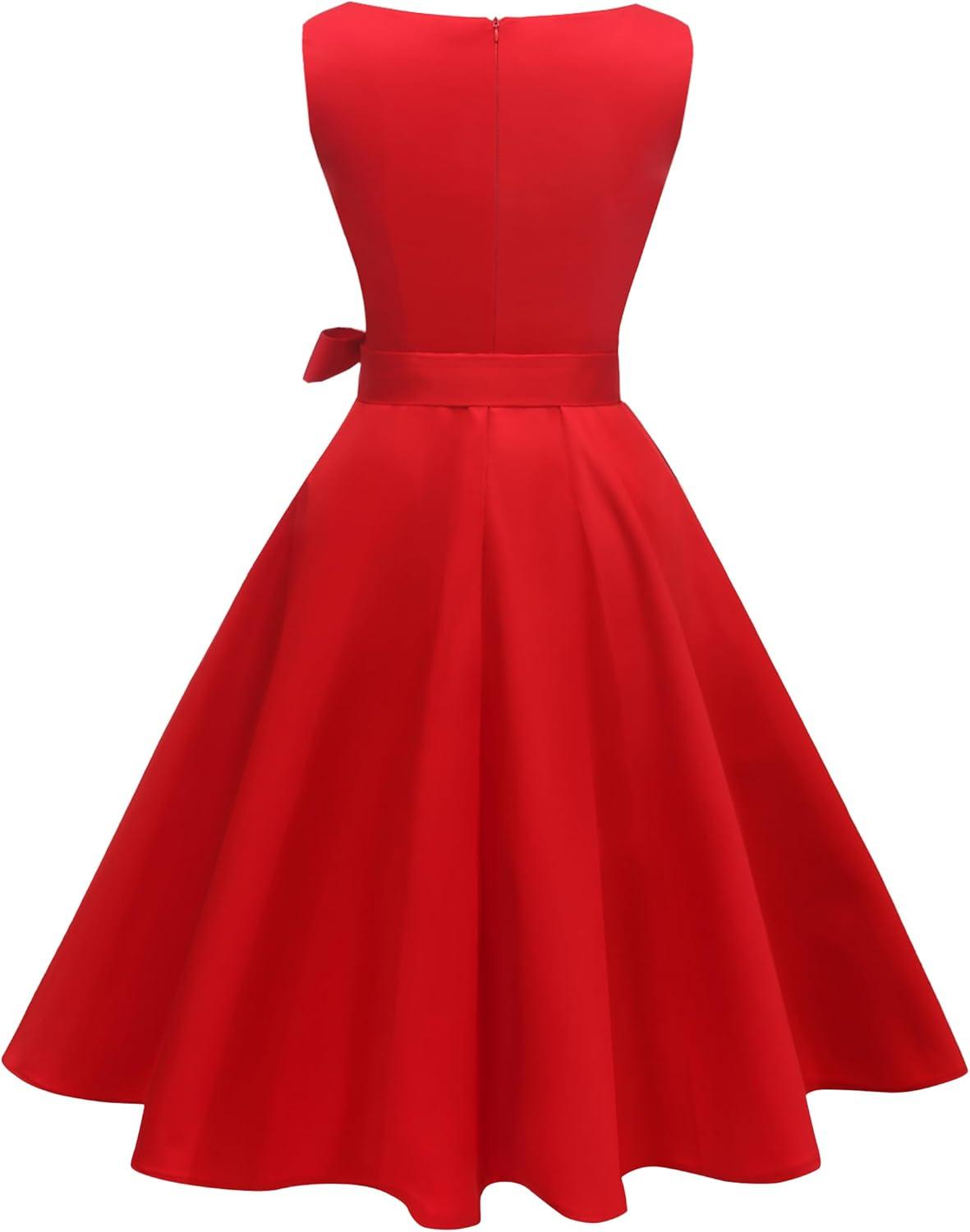 timeless 1950s Elegance: Exploring Girstunm's Retro Swing Dress