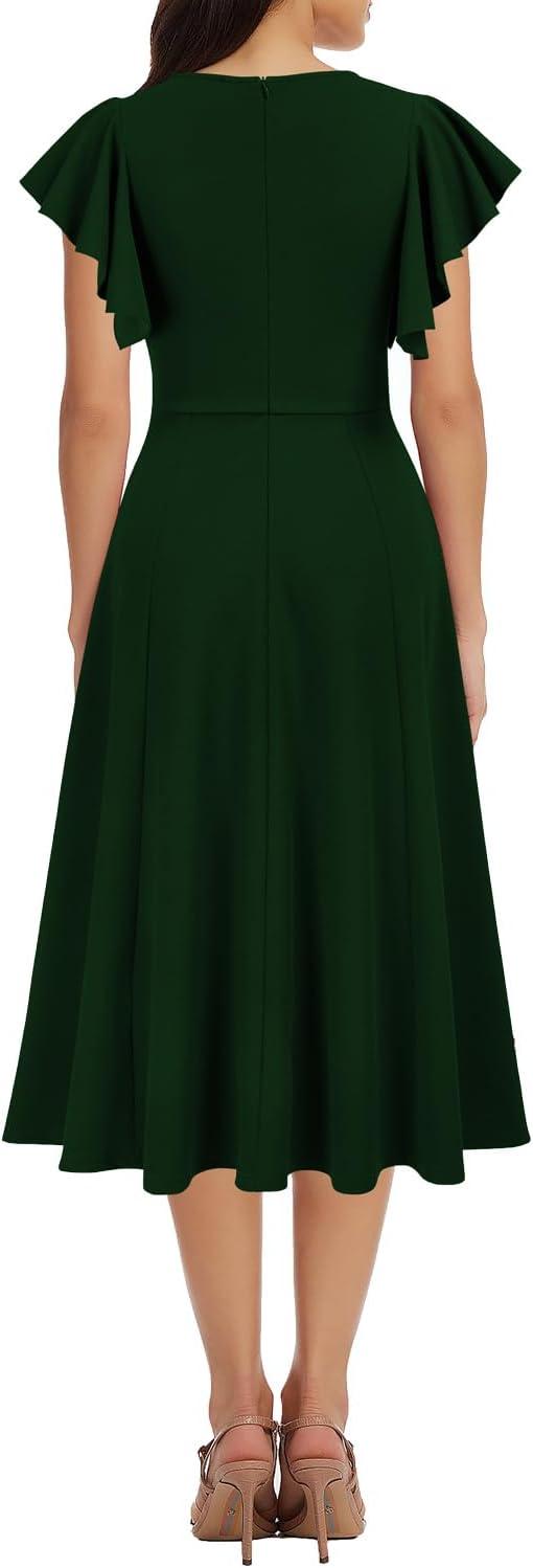 Discovering the Charm of WOOSEA's Flared Midi Party Dress