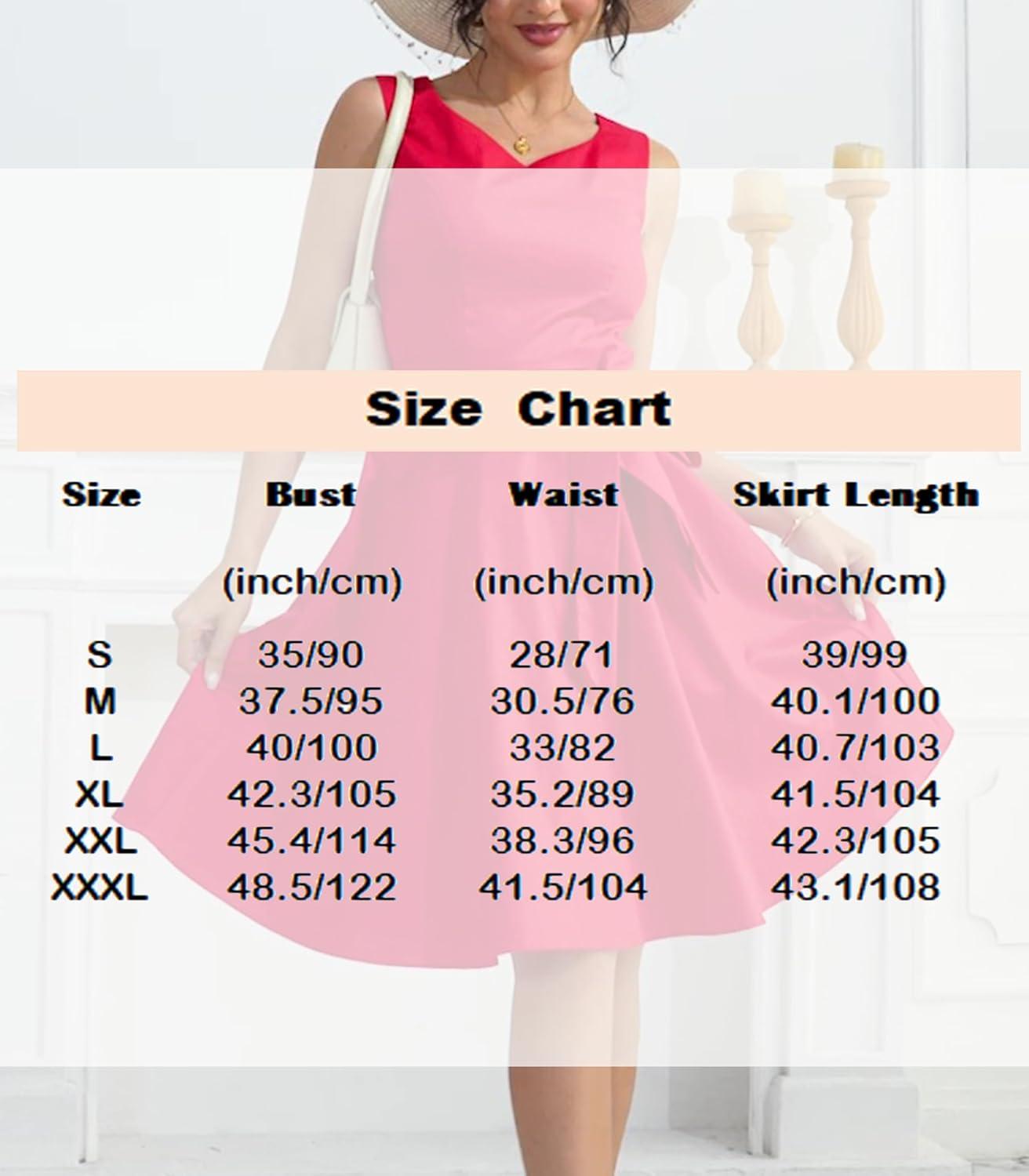 Timeless 1950s Elegance: Exploring Girstunm's Retro Swing Dress