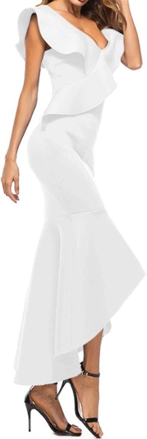 Exploring Elegance: Women's One Shoulder Mermaid Dress Review